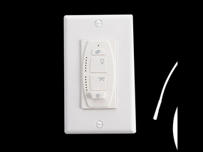 Accessory 6 Speed DC Wall Transmitter Ivory versatile medium fans for any space
