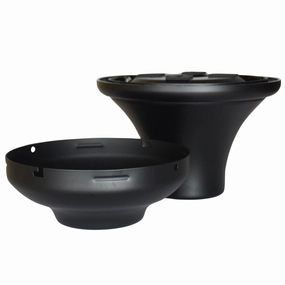 Accessory Close to Ceilng Kit Black whisper-quiet fans for bedrooms and offices