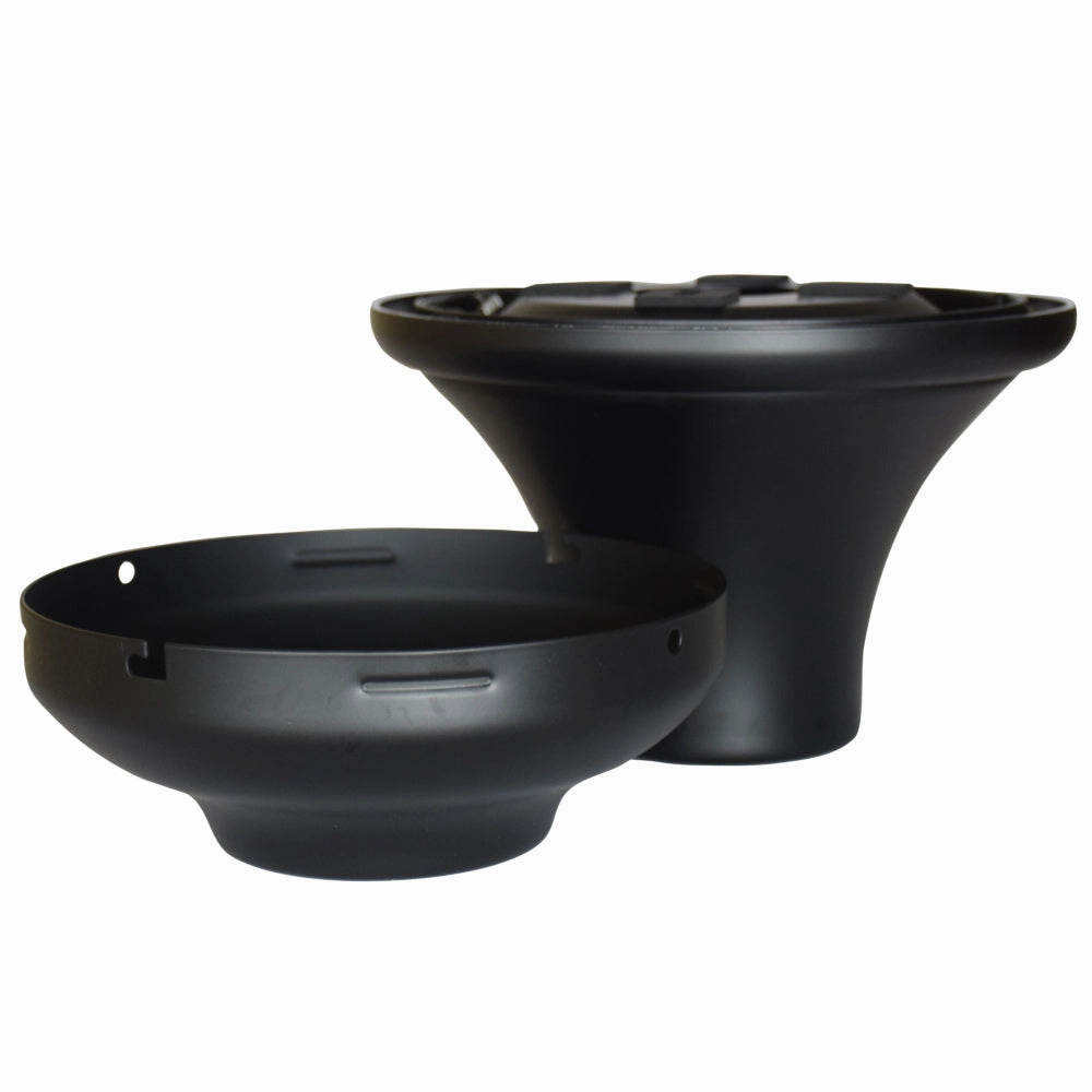 Accessory Close to Ceilng Kit Black whisper-quiet fans for bedrooms and offices