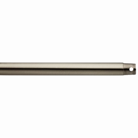 Accessory Fan Down Rod Brushed Stainless Steel home fans with built-in timer settings