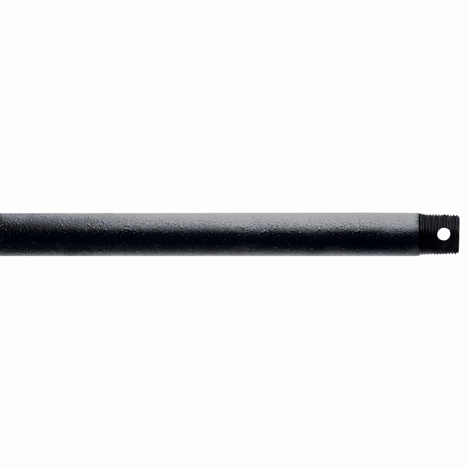 Accessory Fan Down Rod Distressed Black quiet electric fans for home use