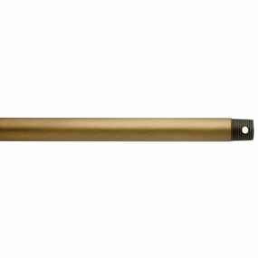 Accessory Fan Down Rod Natural Brass modern electric fans for minimalist decor