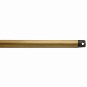 Accessory Fan Down Rod Natural Brass cool breeze fans for quiet operation