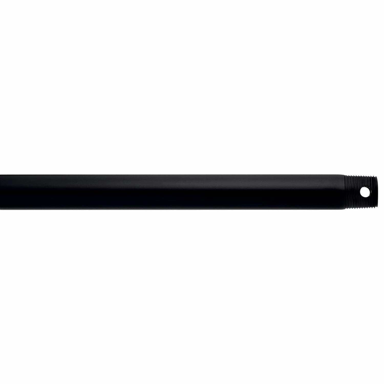 Accessory Fan Down Rod Satin Black adjustable fans for targeted cooling