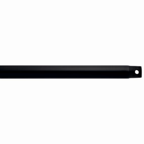 Accessory Fan Down Rod Satin Black adjustable fans for targeted cooling