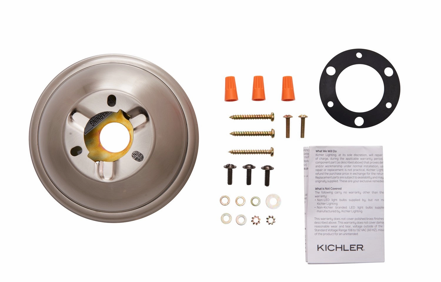 Accessory Flush Mount Kit Brushed Stainless Steel