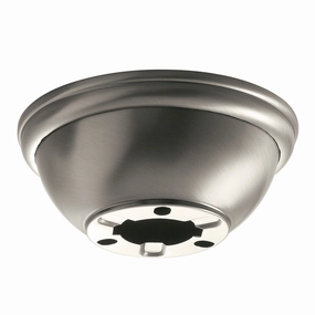 Accessory Flush Mount Kit Brushed Stainless Steel whisper-quiet fans for bedrooms and offices