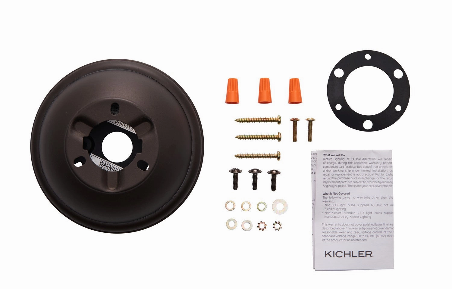 Accessory Flush Mount Kit Satin Natural Bronze