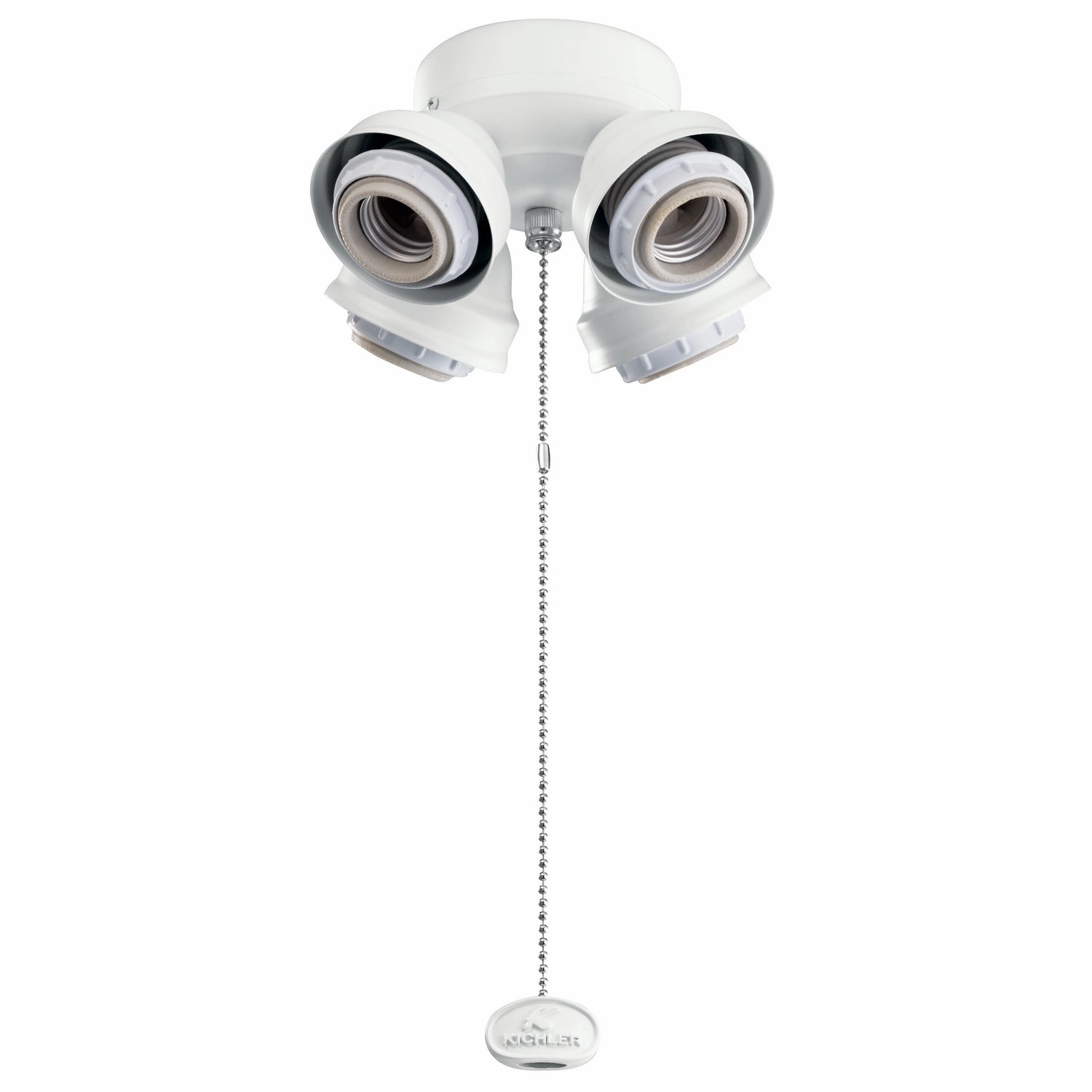 Accessory LED Fan Fitter Matte White low-noise fans for peaceful environments