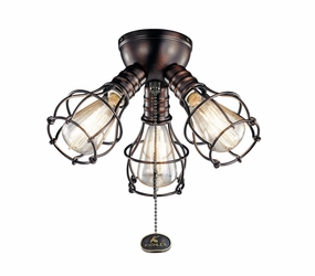 Accessory LED Fan Light Kit Oil Brushed Bronze best electric fans for daily use