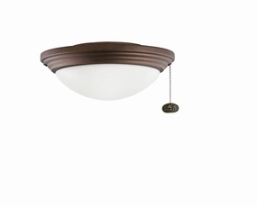 Accessory LED Fan Light Kit Weathered Copper Powder Coat multi-speed fans with easy controls