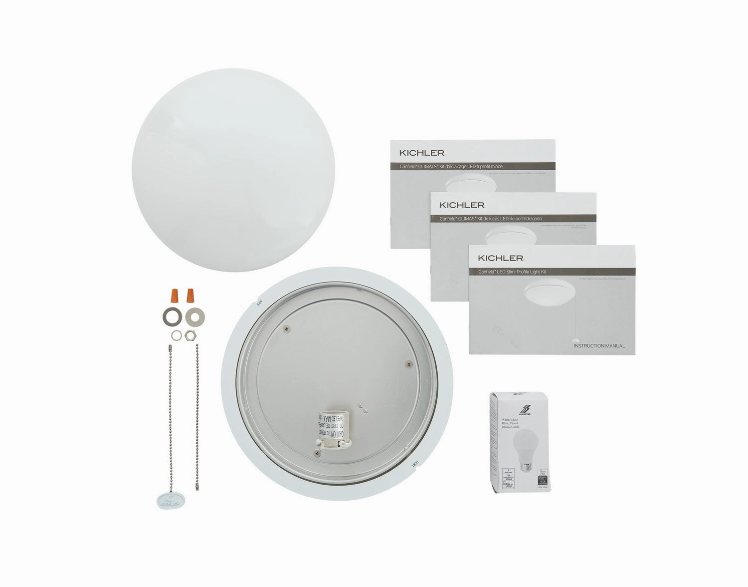Accessory LED Fan Light Kit White indoor electric fans with remote control