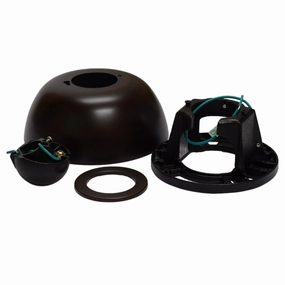 Accessory Sloped Ceiling Kit Dark Bronze whisper-quiet fans for bedrooms and offices