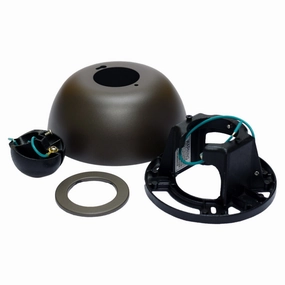 Accessory Sloped Ceiling Kit Matte Greige affordable cooling fans for summer