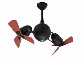 Acqua 38"Ceiling Fan Matte Black small electric fans for personal cooling