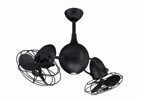 Acqua 38"Ceiling Fan Matte Black adjustable fans for targeted cooling