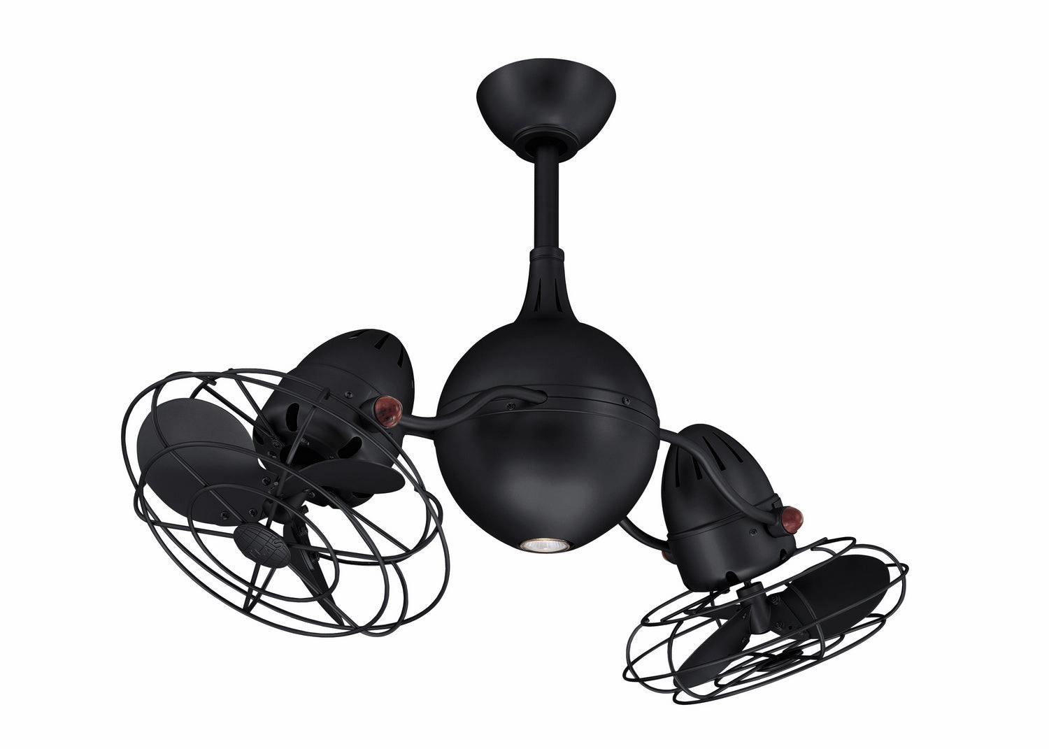 Acqua 38"Ceiling Fan Matte Black adjustable fans for targeted cooling