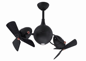 Acqua 38"Ceiling Fan Matte Black small electric fans for personal cooling