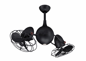 Acqua 38"Ceiling Fan Matte Black small electric fans for personal cooling
