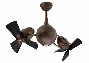 Acqua 38"Ceiling Fan Textured Bronze small electric fans for personal cooling