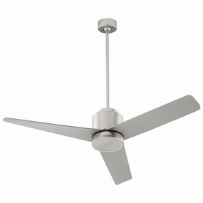 Adora 52"Ceiling Fan Satin Nickel weatherproof fans for outdoor environments