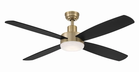 Aeris 52"Ceiling Fan Brushed Brass affordable medium fans for summer