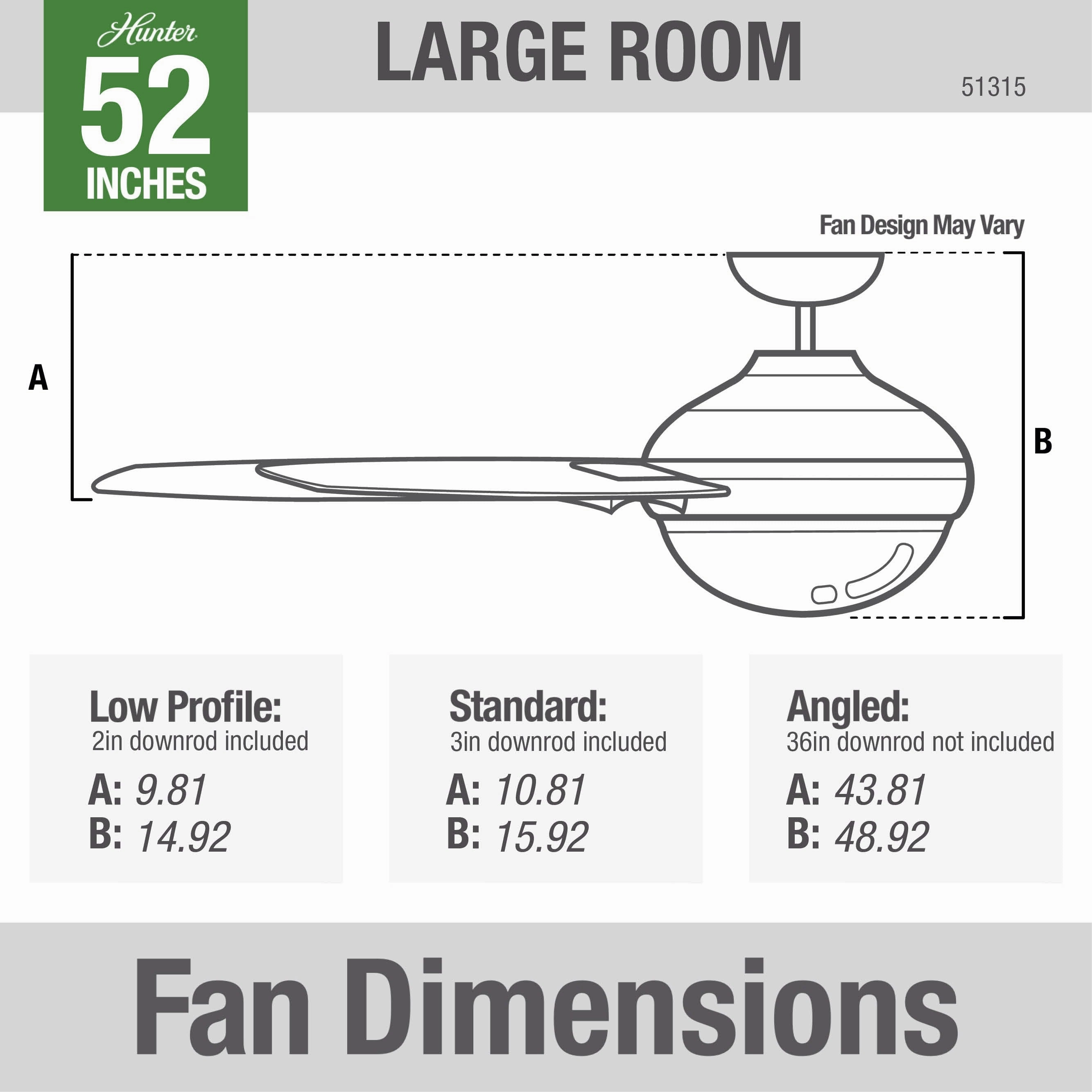 Aerodyne 52"Ceiling Fan Matte Silver