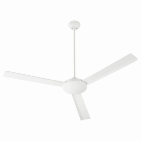 Aerovon 60"Ceiling Fan Studio White multi-speed fans with easy controls