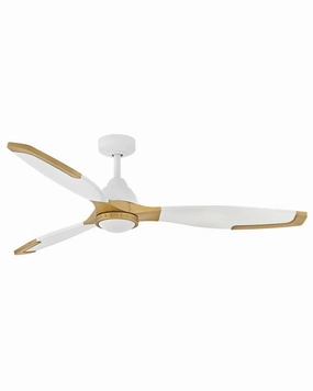 Aileron 60"Ceiling Fan Matte White compact medium fans for desks and counters