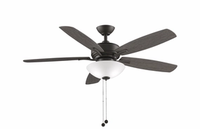 Aire Deluxe 52"Ceiling Fan Matte Greige medium size fans for home ventilation