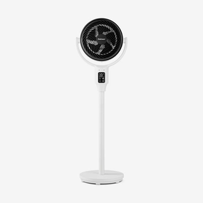 AirFlo 43" Hybrid Pedestal Fan - Ultra-Quiet Air Circulator - White personal care electric devices collection