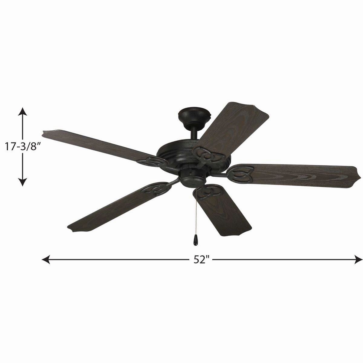 Airpro 52"Ceiling Fan Forged Black