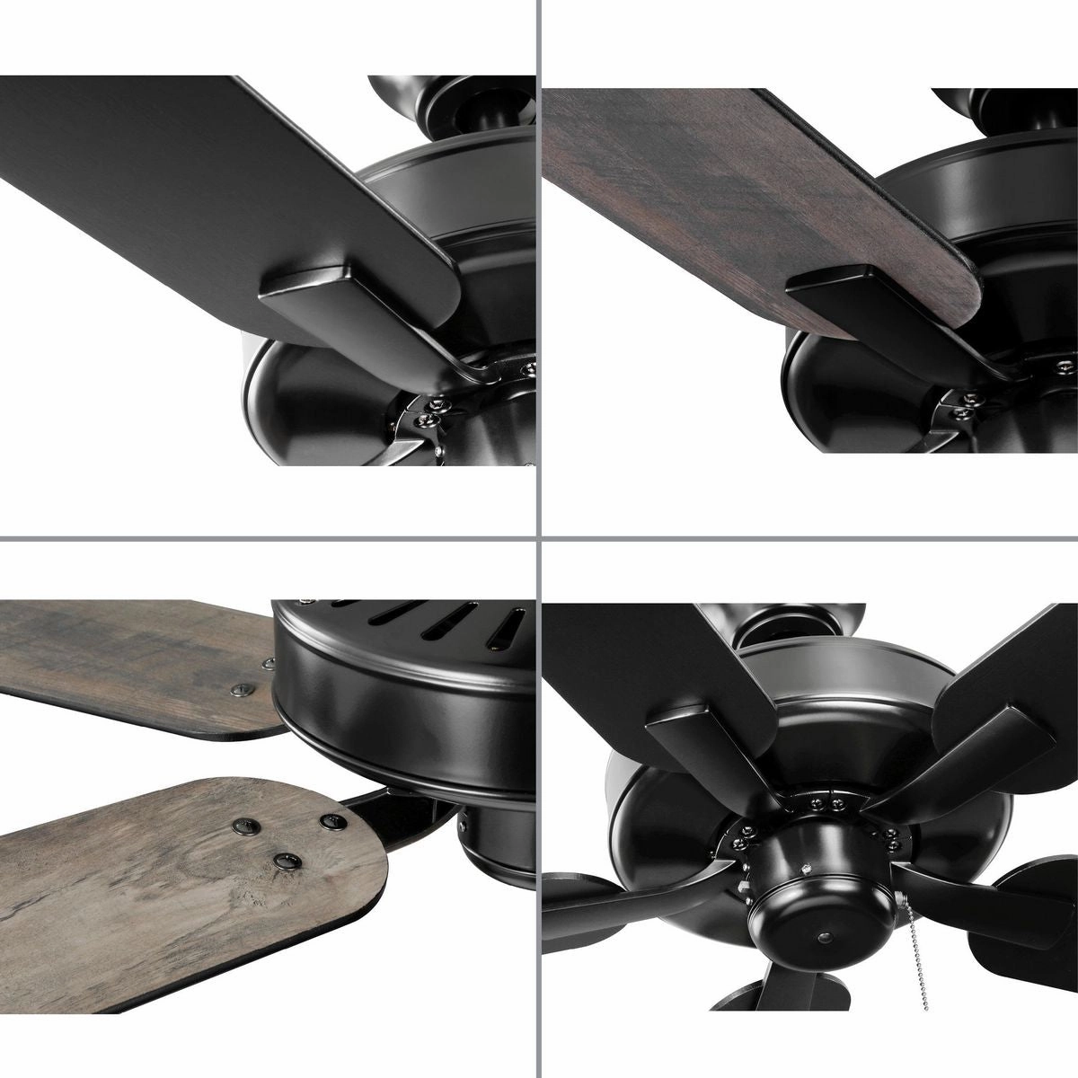 AirPro 52"Ceiling Fan Matte Black