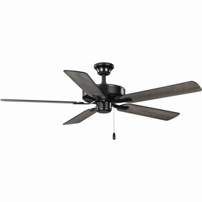 AirPro 52"Ceiling Fan Matte Black affordable medium fans for summer
