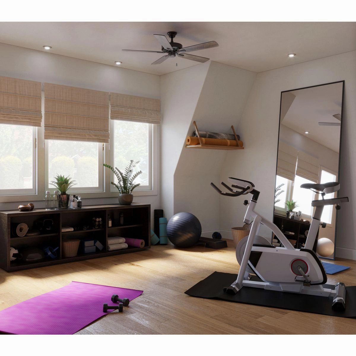 AirPro 52"Ceiling Fan Matte Black
