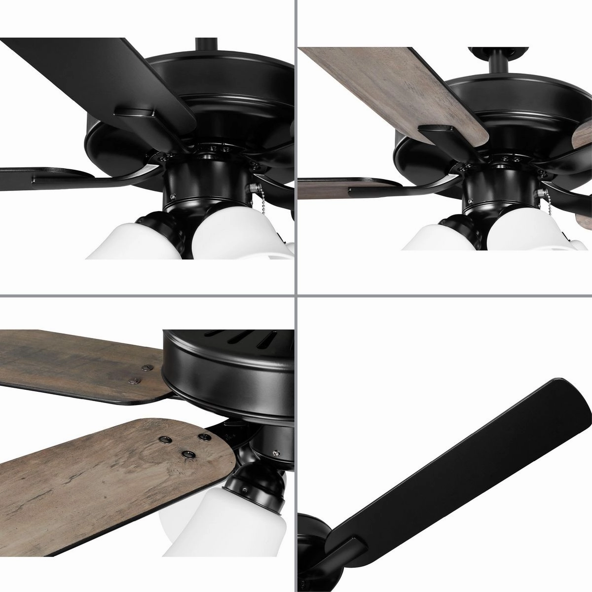 Airpro Builder Fan 52"Ceiling Fan Matte Black