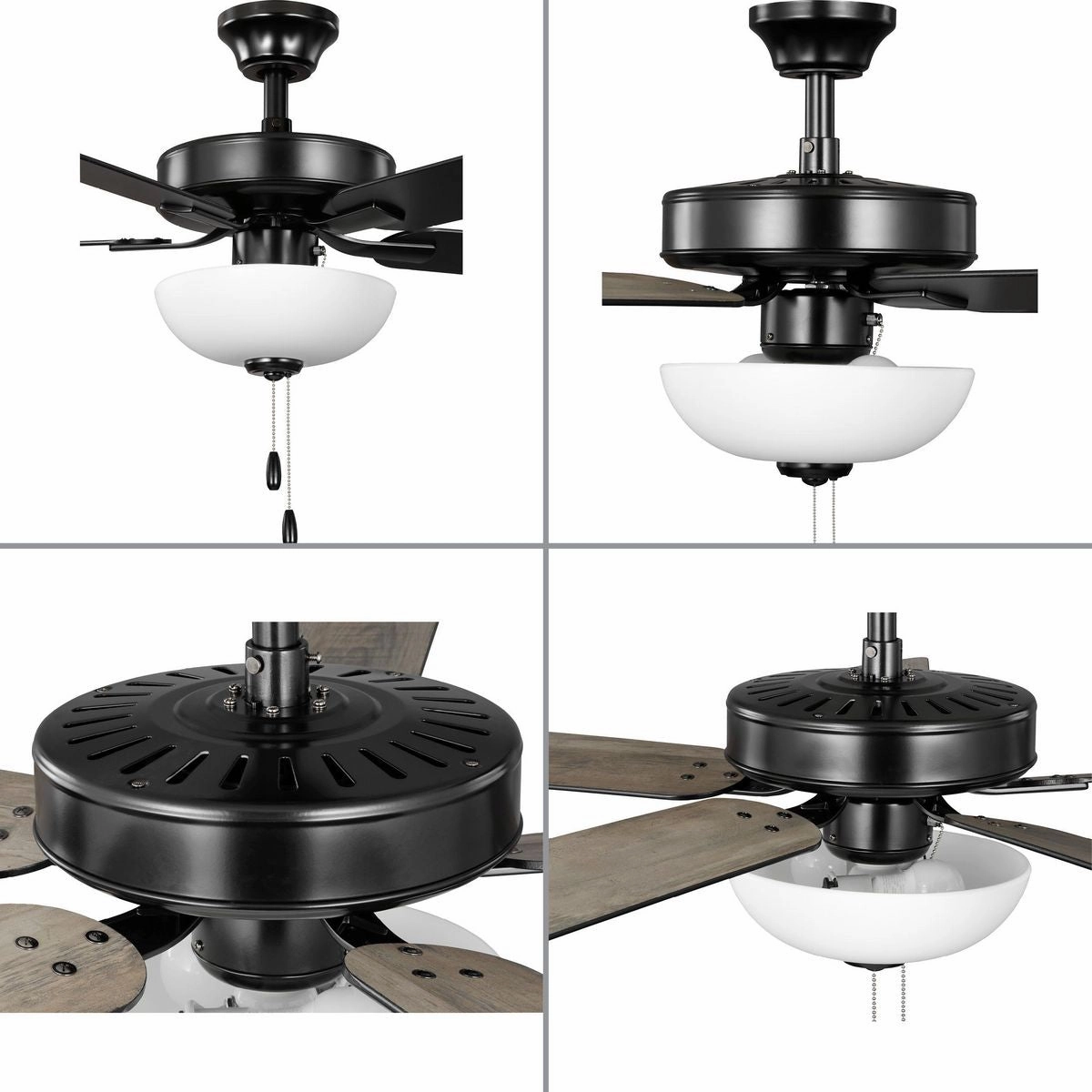Airpro Builder Fan 52"Ceiling Fan Matte Black