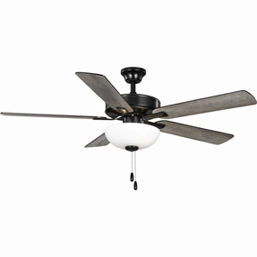 Airpro Builder Fan 52"Ceiling Fan Matte Black home fans with built-in timer settings
