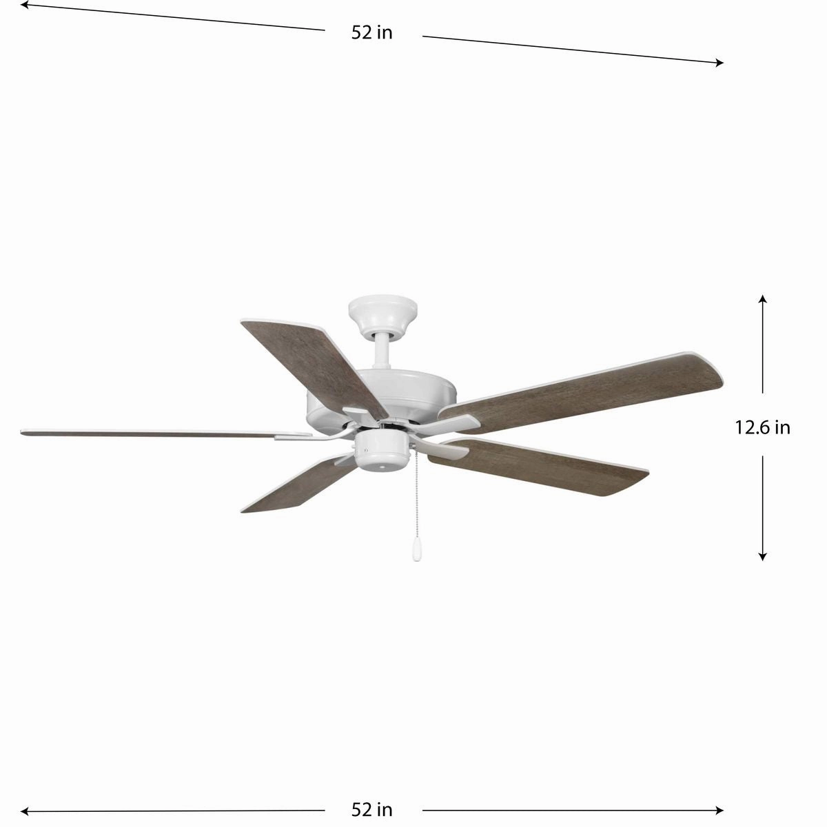 Airpro Builder Fan 52"Ceiling Fan White