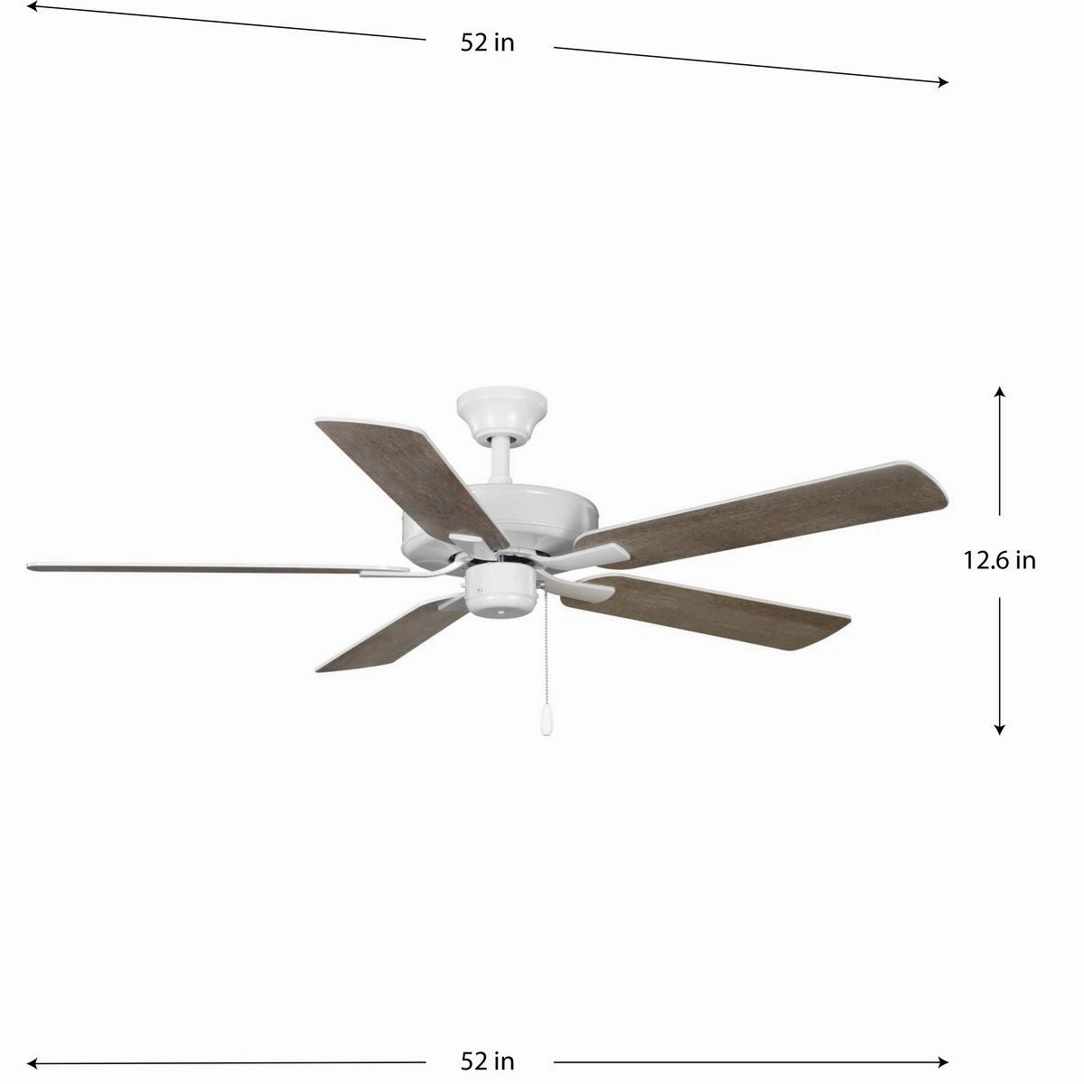 Airpro Builder Fan 52"Ceiling Fan White
