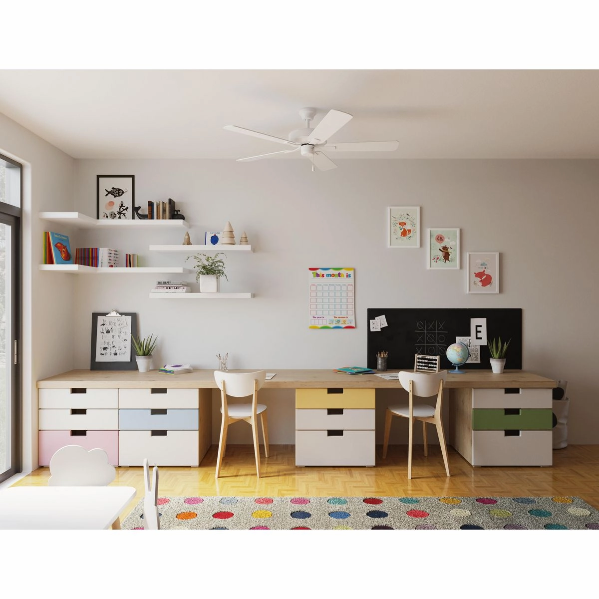Airpro Builder Fan 52"Ceiling Fan White