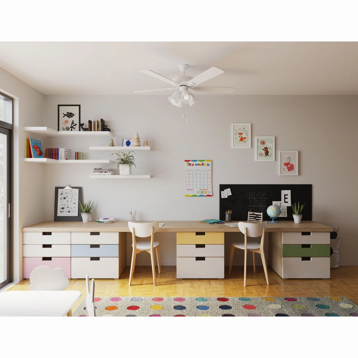 Airpro Builder Fan 52"Ceiling Fan White