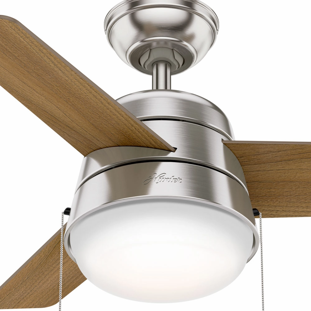Aker 36"Ceiling Fan Brushed Nickel