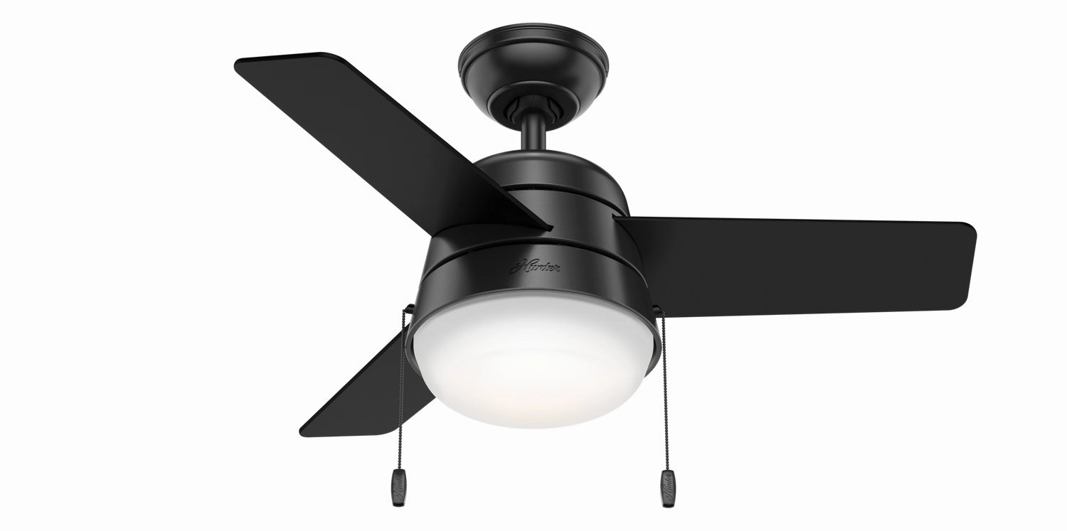 Aker 36"Ceiling Fan Matte Black