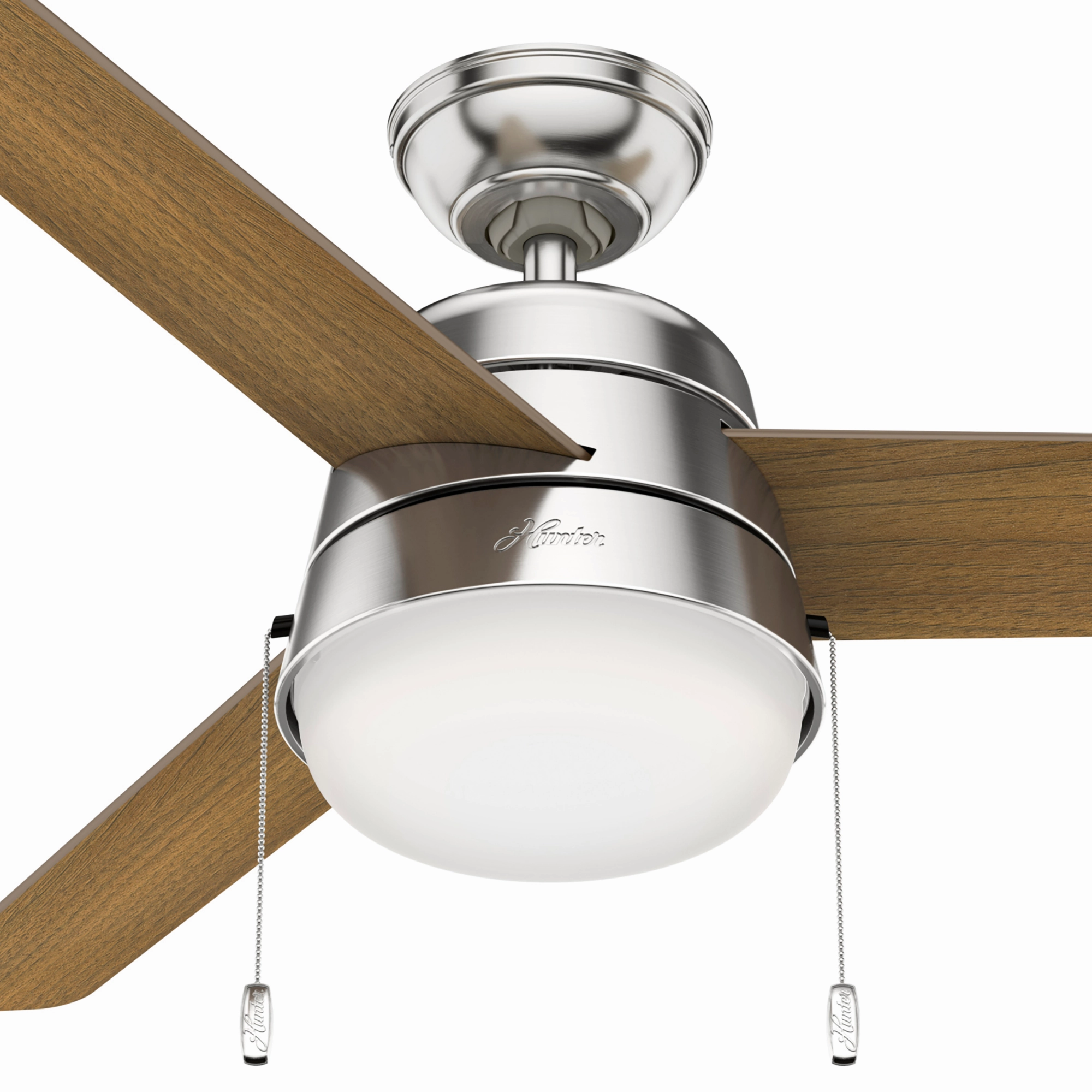 Aker 52"Ceiling Fan Brushed Nickel