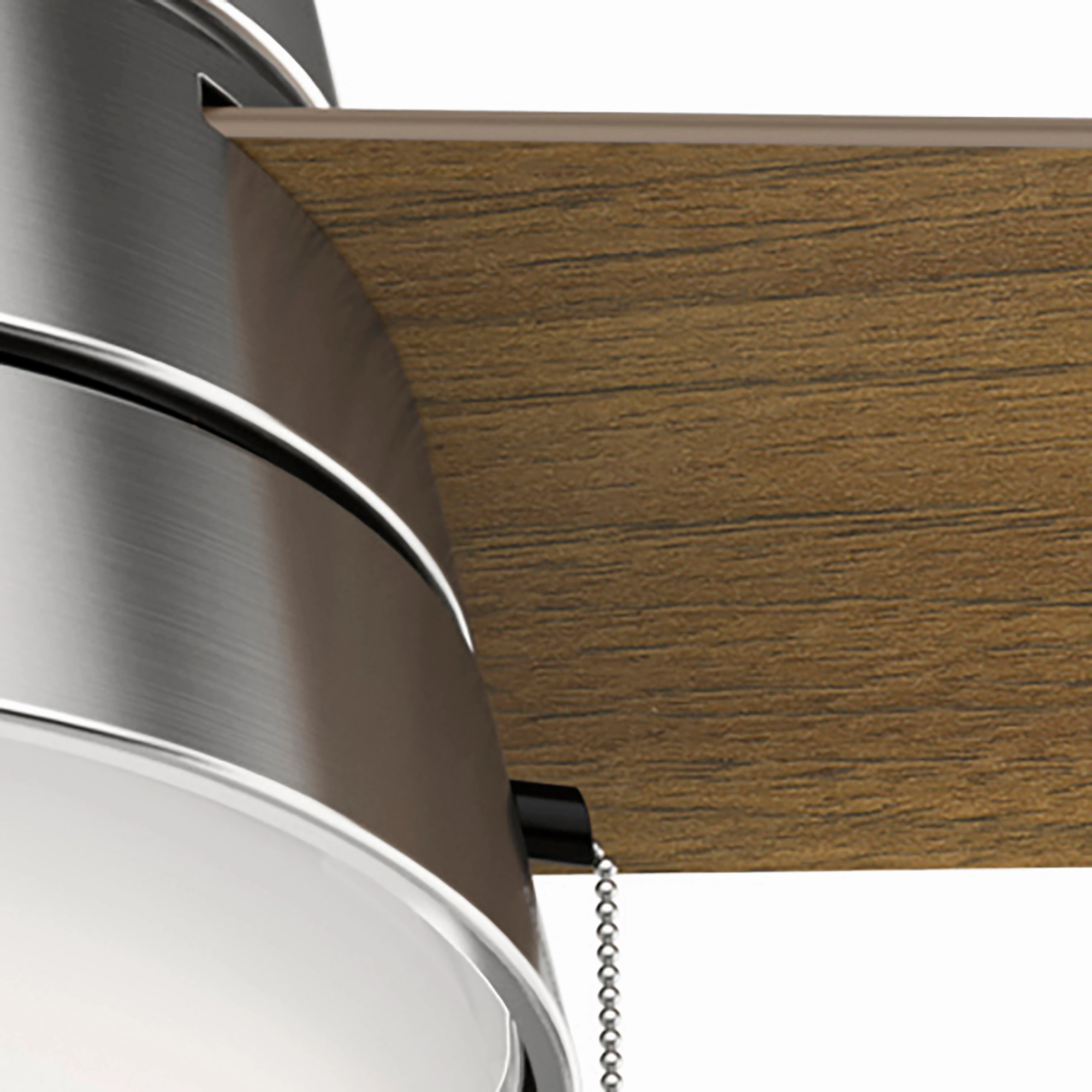 Aker 52"Ceiling Fan Brushed Nickel