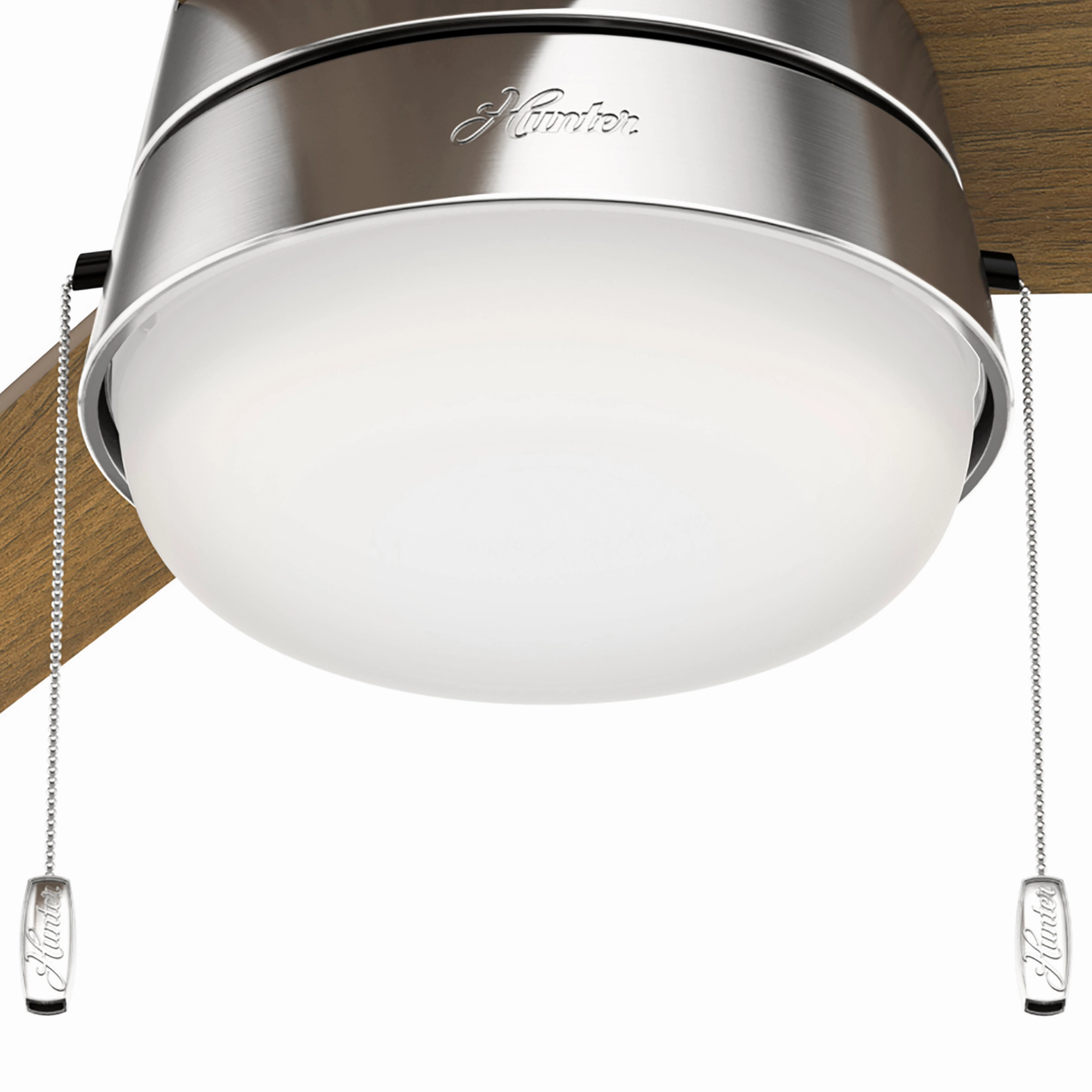 Aker 52"Ceiling Fan Brushed Nickel