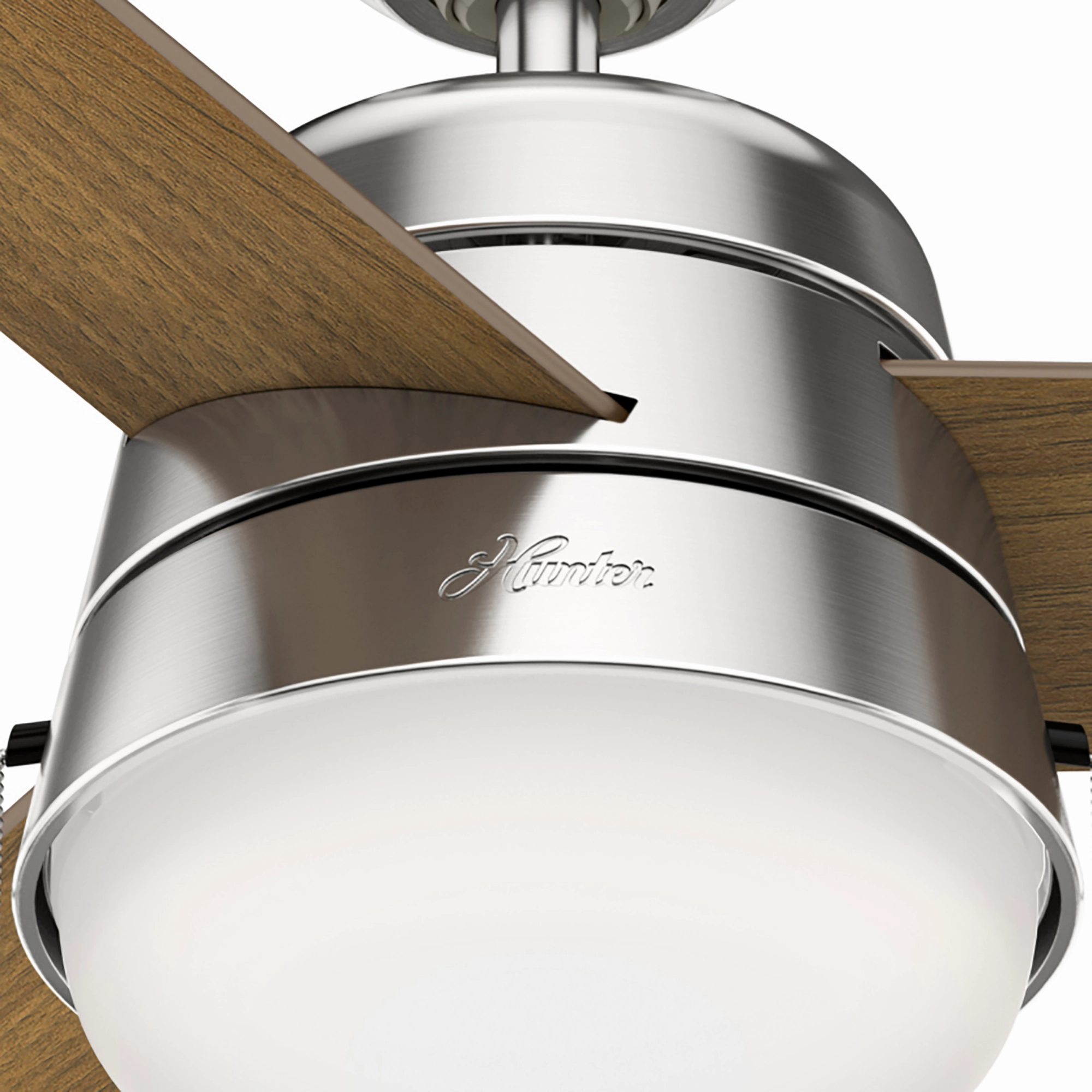 Aker 52"Ceiling Fan Brushed Nickel