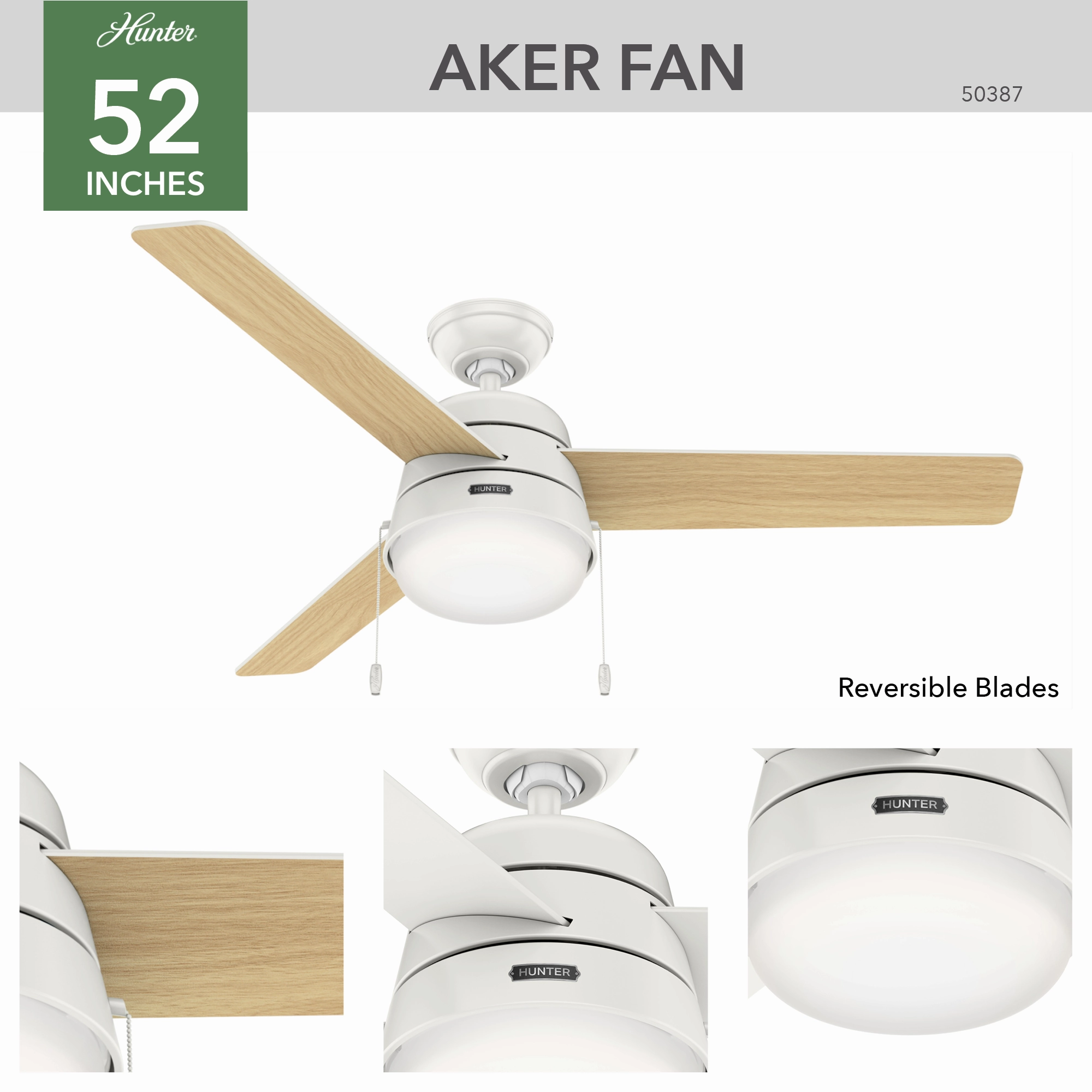 Aker 52" Ceiling Fan