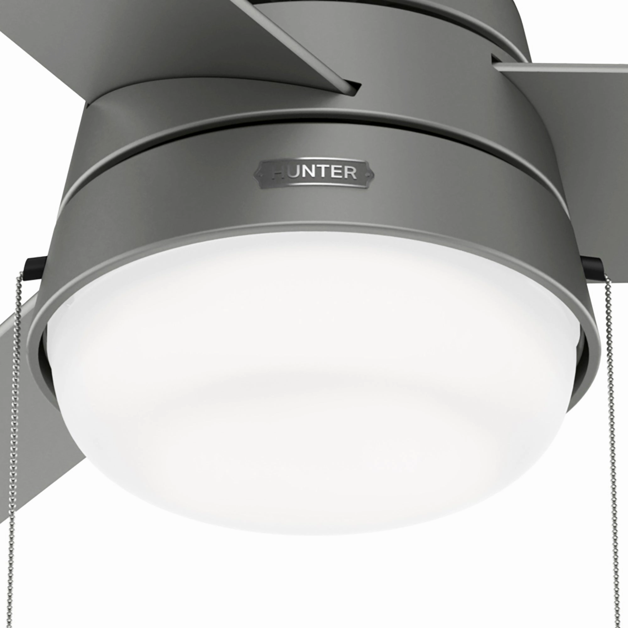Aker 52"Ceiling Fan Matte Silver